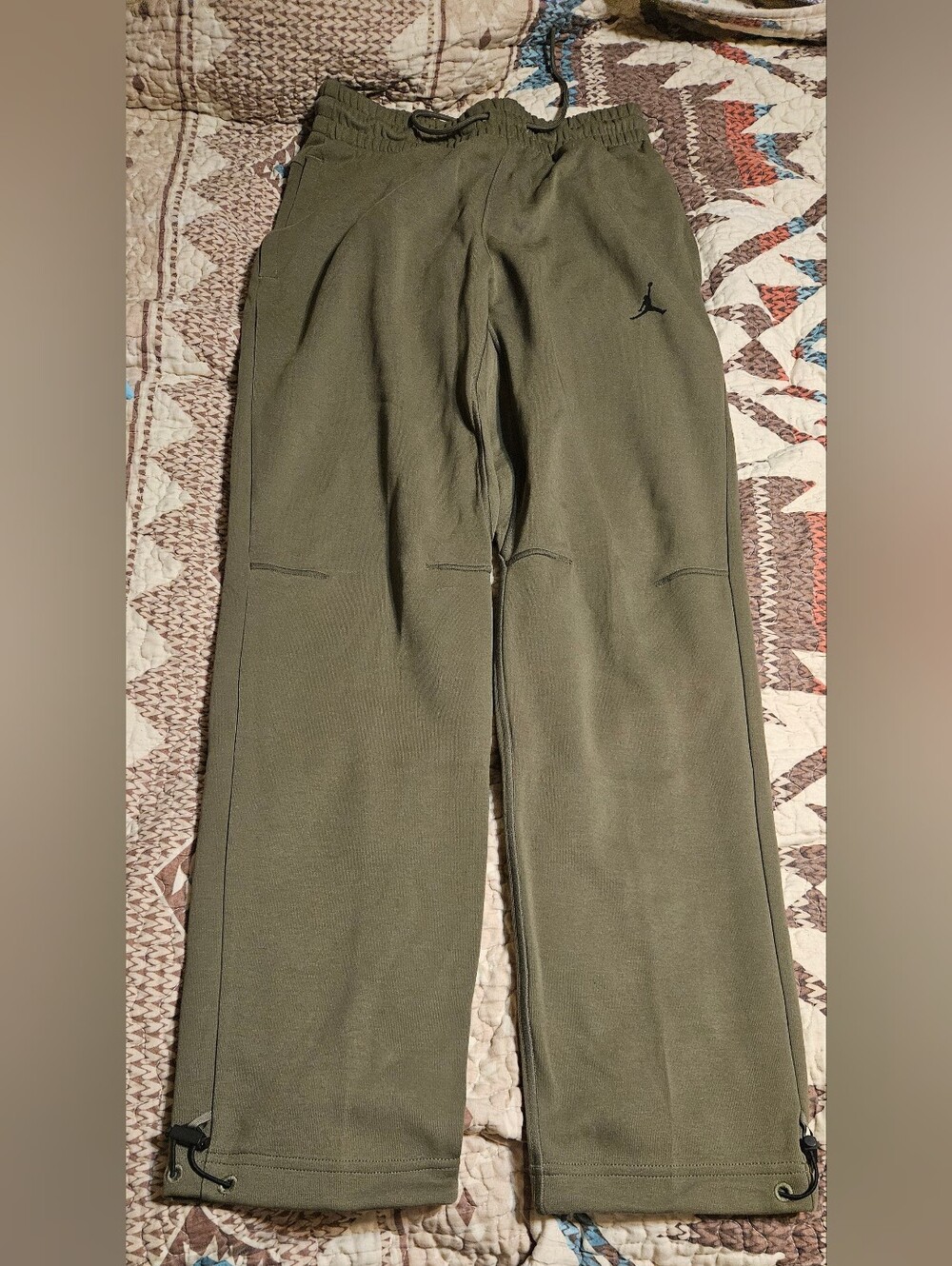 Jordan Men's Olive Green Performance Fleece Pants